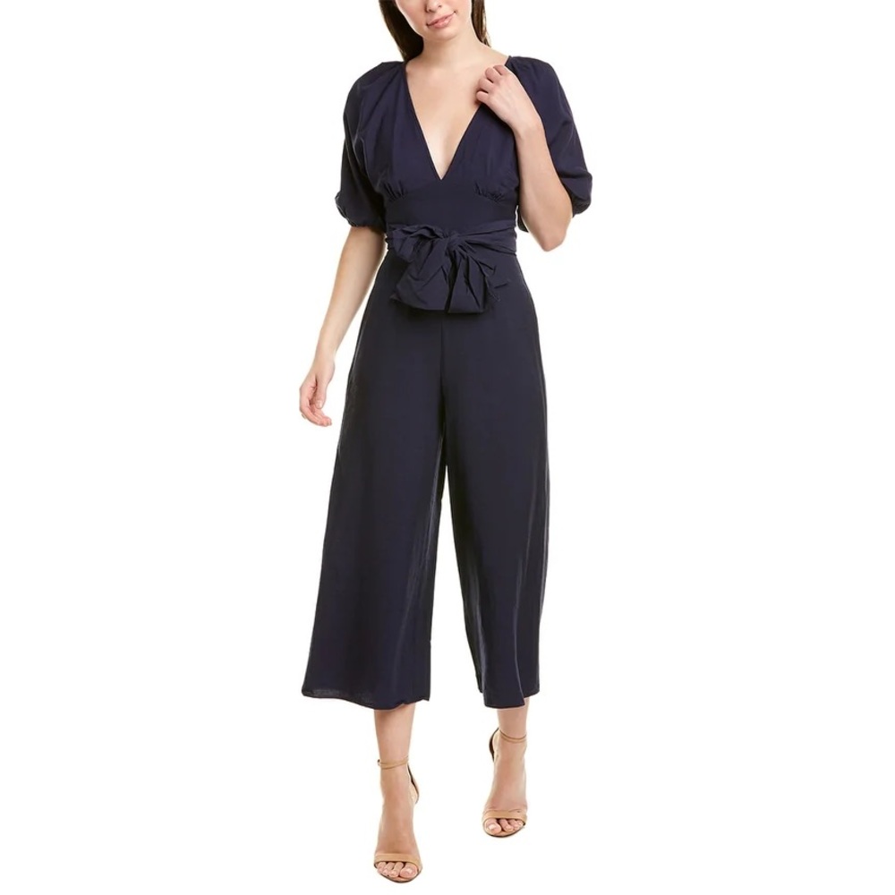 KEEPSAKE the Label Luminous Belted Navy Jumpsuit - Picture 6 of 13